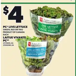 Independent City Market PC LIVE LETTUCE offer