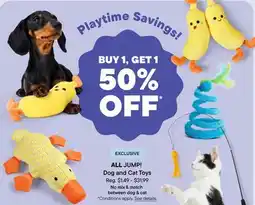 Petvalu ALL JUMP! Dog and Cat Toys offer