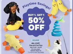 Petvalu ALL JUMP! Dog and Cat Toys offer
