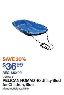 Patrick Morin NOMAD 40 Utility Sled for Children, Blue offer