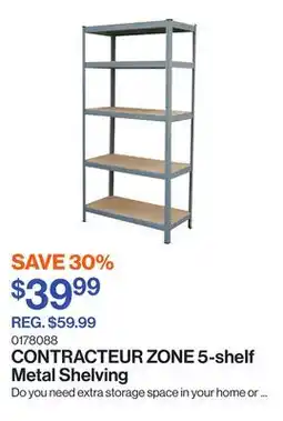 Patrick Morin 5-shelf Metal Shelving offer
