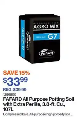 Patrick Morin All Purpose Potting Soil with Extra Perlite, 3.8-ft. Cu offer