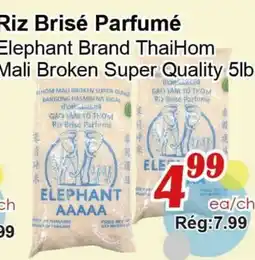 Marche C&T Elephant Brand Thaihom Mali Broken Super Quality 5lb offer