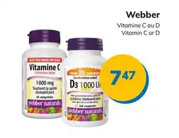Accès pharma Webber Vitamin C or D offer