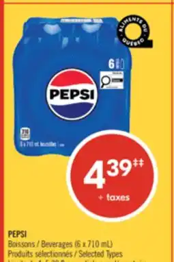 Pharmaprix PEPSI Beverages offer