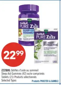 Pharmaprix ZZZQUIL Sleep Aid Gummies (42) or Tablets (21) offer