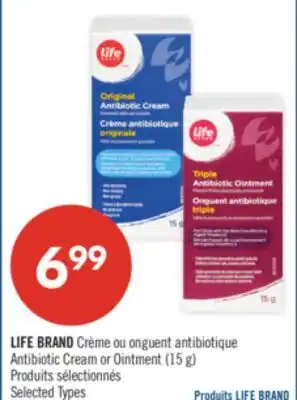 Pharmaprix LIFE BRAND Antibiotic Cream or Ointment offer