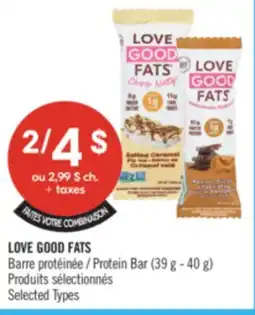 Pharmaprix LOVE GOOD FATS Protein Bar offer