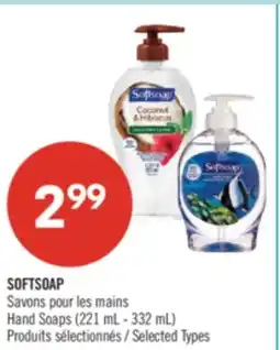 Pharmaprix SOFTSOAP Hand Soaps offer