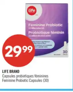Pharmaprix LIFE BRAND Feminine Probiotic Capsules offer