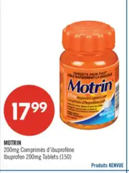 Pharmaprix MOTRIN 200mg Ibuprofen 200mg Tablets offer