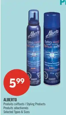 Pharmaprix ALBERTO Styling Products offer