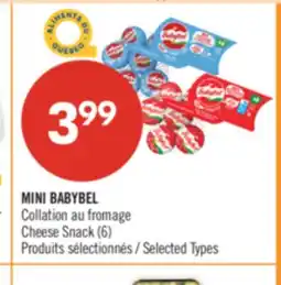 Pharmaprix MINI BABYBEL Cheese Snack offer