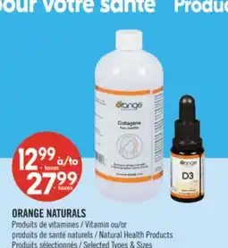 Pharmaprix ORANGE NATURALS Vitamin or Natural Health Products offer