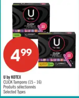Pharmaprix U by KOTEX CLICK Tampons offer