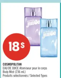 Pharmaprix COSMOPOLITAN EAU DE JUICE Body Mist offer
