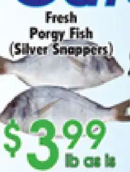 Danforth Food Market Fresh Porgy Fish (Silver Snappers) offer