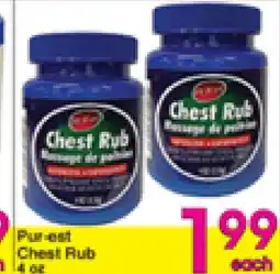 Danforth Food Market Pur-est Chest Rub offer