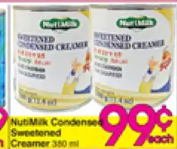 Danforth Food Market NutiMilk Condensed Sweetened Creamer offer