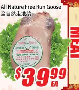 WinCo Food Mart All Nature Free Run Goose offer