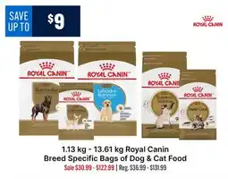 Ren’s Pets Depot Royal Canin Breed Specific Bags of Dog & Cat Food offer