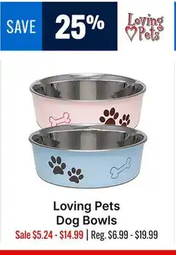 Ren’s Pets Depot Loving Pets Dog Bowls offer