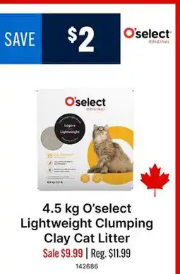 Ren’s Pets Depot O'select Lightweight Clumping Clay Cat Litter offer
