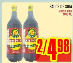 Marché Lian Tai SAUCE DE SOJA MARCA PINA offer