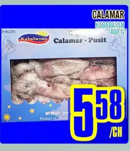 Marché Lian Tai CALAMAR KABABAYAN offer