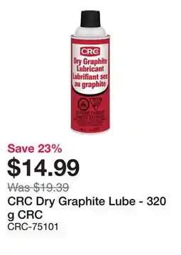 Bumper to Bumper CRC Dry Graphite Lube offer