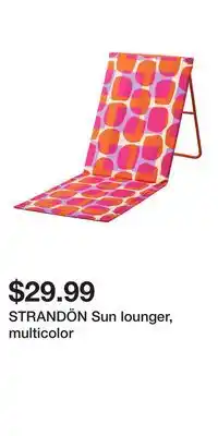 IKEA STRANDÖN Sun lounger, multicolor offer