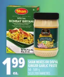 Metro SHAN MIXES OR DIVYA GINGER GARLIC PASTE offer