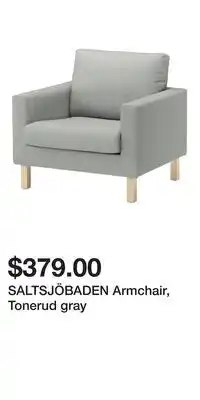 IKEA SALTSJÖBADEN Armchair, Tonerud gray offer
