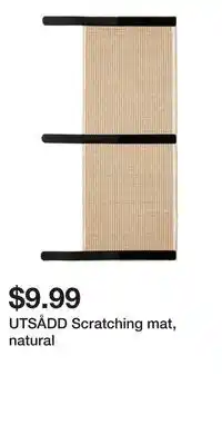 IKEA UTSÅDD Scratching mat, natural offer
