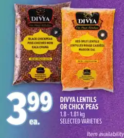 Metro DIVYA LENTILS OR CHICK PEAS offer