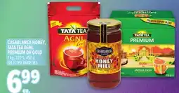 Metro CASABLANCA HONEY, TATA TEA AGNI, PREMIUM OR GOLD offer