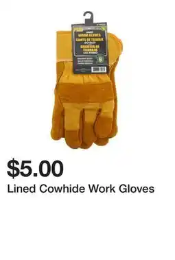 Dollarama Lined Cowhide Work Gloves offer