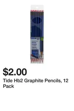 Dollarama Tide Hb2 Graphite Pencils offer