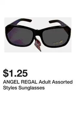 Dollarama ANGEL REGAL Adult Assorted Styles Sunglasses offer