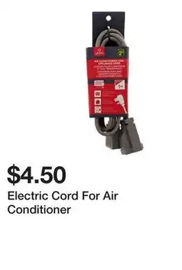 Dollarama Electric Cord For Air Conditioner offer