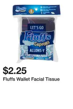 Dollarama Fluffs Wallet Facial Tissue offer