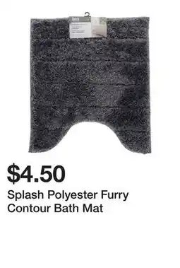 Dollarama Splash Polyester Furry Contour Bath Mat offer