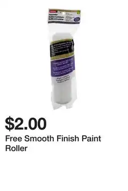 Dollarama Free Smooth Finish Paint Roller offer