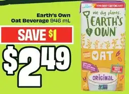 FreshCo Earth's Own Oat Beverage offer