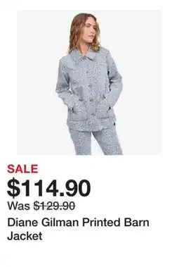 TSC Stores Diane Gilman Printed Barn Jacket offer