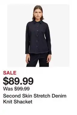 TSC Stores Second Skin Stretch Denim Knit Shacket offer