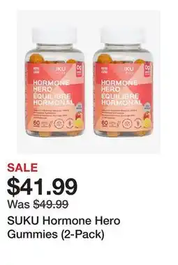 TSC Stores SUKU Hormone Hero Gummies (2-Pack) offer
