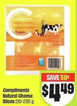 FreshCo Compliments Natural Cheese Slices offer