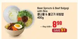 Galleria Supermarket Bean Sprouts & Beef Bulgogi with Rice offer