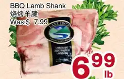 First Choice Supermarket BBQ Lamb Shank offer